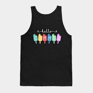 Hello Summer Happy Last Day School Teacher Student Tank Top